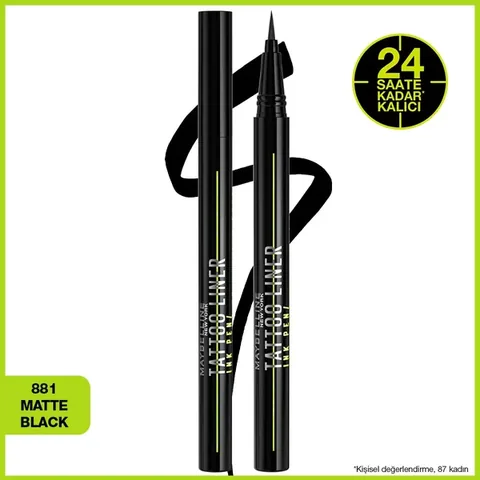 Maybelline Eyeliner Tattoo Liner Liquid- Jet Black