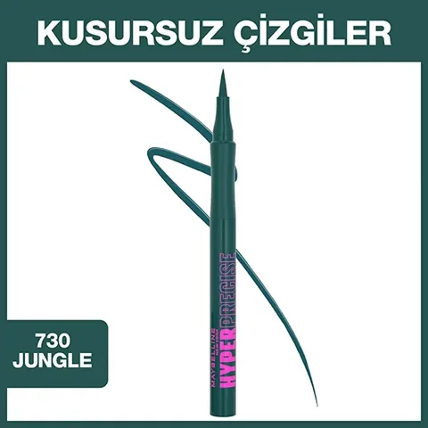 Maybelline Hyper Precise All Day Liquid Liner 730 - Jungle Green