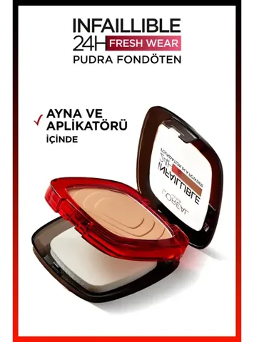 Maybelline بودرة مايبيلين إنفاليبل 24 ساعة فريش وير 9 غرام 140 بيج ذهبي
