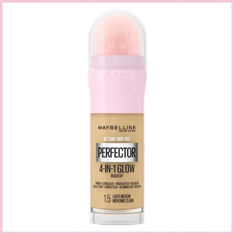 Maybelline Perfector Glow 4-in-1 Foundation 1.5 Light Medium 20 ml