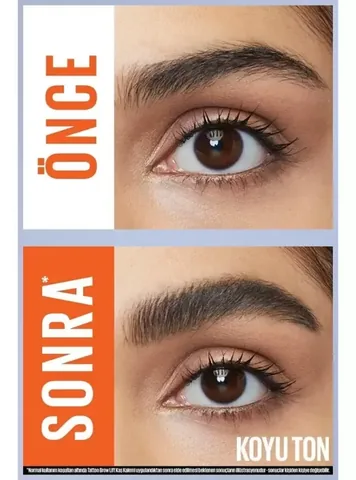 Maybelline قلم حواجب تاتو براو ليفت ستيك من مايبيلين بني غامق