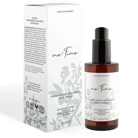 Me Time Organic Anti-aging Anti-wrinkle Intensive Care Face Cream 50 ml