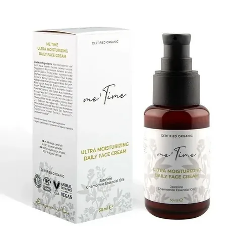 Me Time Organic Moisturizing Daily Face Care Cream 50 ml