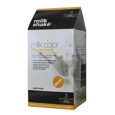 Obtenez une couleur châtain foncé intense et durable