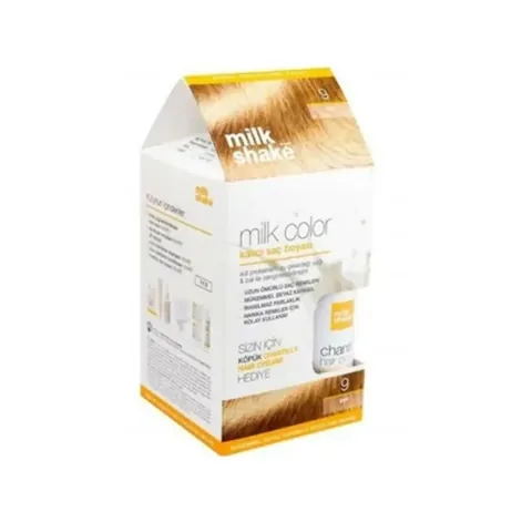 Milk Shake Milk Color Permanent Hair Dye 9 - Yellow - Foam Gift