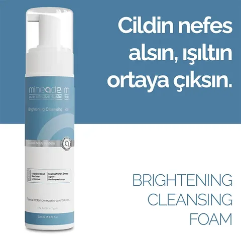 Mineaderm Brightening Cleansing Foam 200 ml