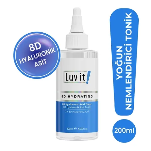 Luv It 8D Hyaluronsäure Feuchtigkeitstoner - 200ml