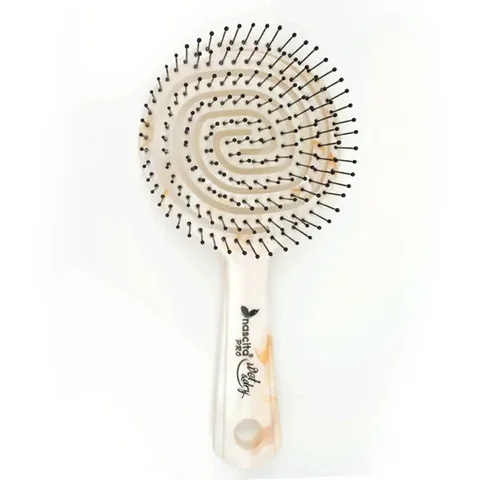 Nascita 3 D Round Hair Brush - White