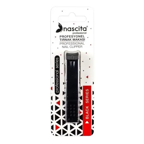Ножницы для ногтей Nascita черные большие профессиональные