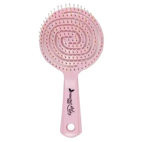 Nascita Pro 3 D Flexi Control Opening Comb Hair Brush Pink