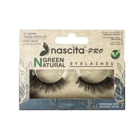 Nascita-pro Green Natural False Eyelashes - 114