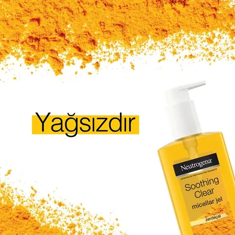 Démaquillant Neutrogena Curcuma: Peau Nette & Apaisée