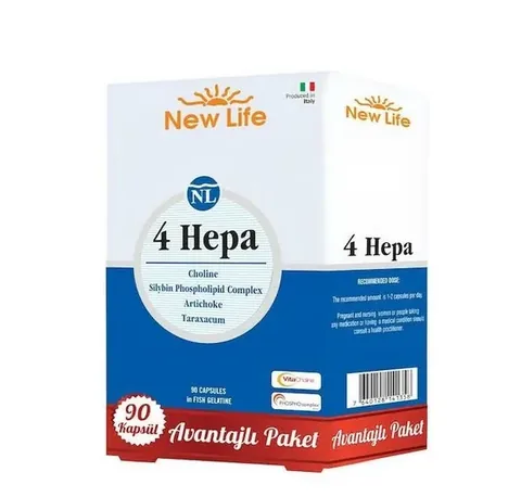 New Life 4 Hepa Food Supplement 90 Capsules