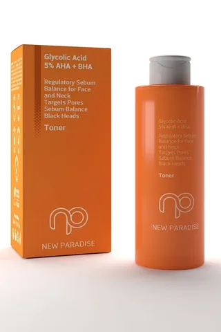 New Paradise Glycolic Acid 5% Aha + Bha Tonic 200 ml