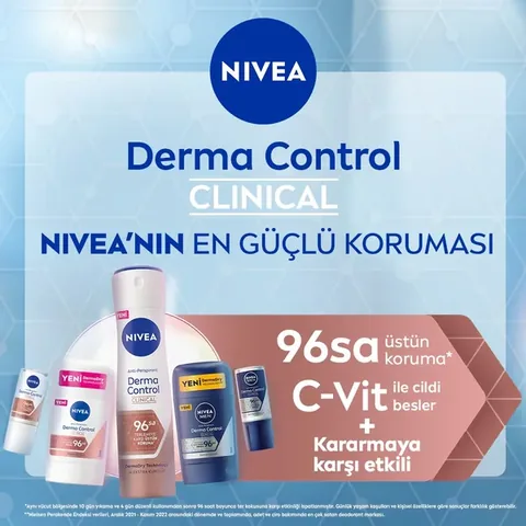 Profitez de 96h de protection anti-transpirante Nivea Clinic