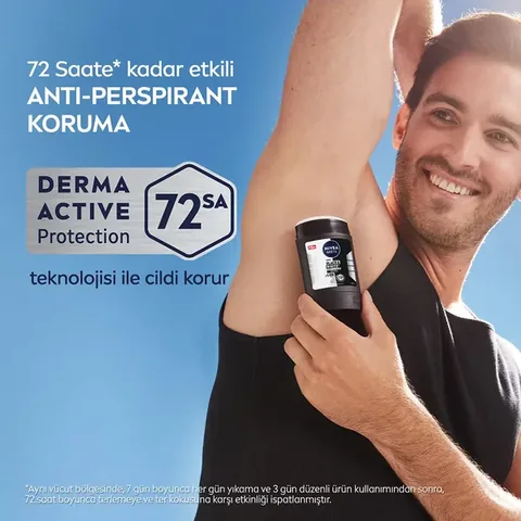 Nivea Men Unsichtbar Schwarz & Weiß Stick Deodorant 50ml