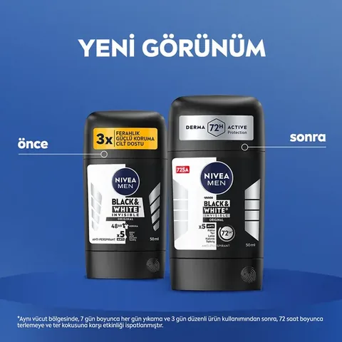 Protection 72h Invisible : Nivea Men Black-White Original