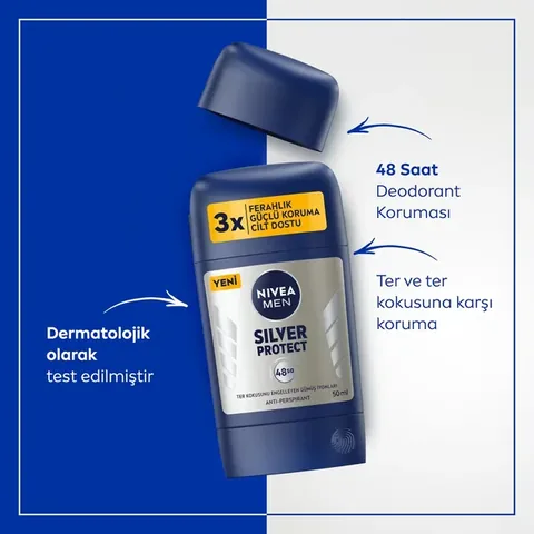 Nivea Men Silver Protect Deodorant Stick 50 ml