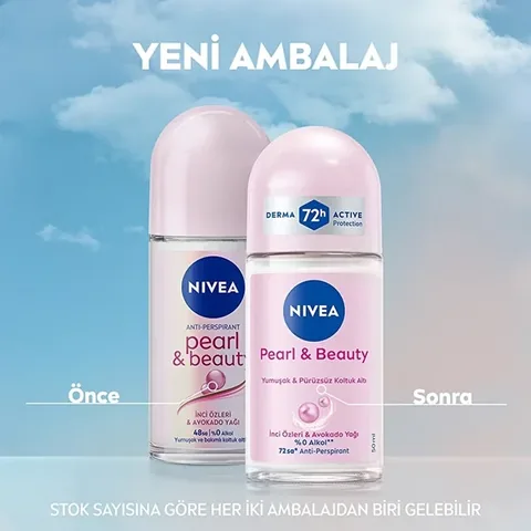 NIVEA نيفيا بيرل بيوتي للنساء رول أون 50 مل