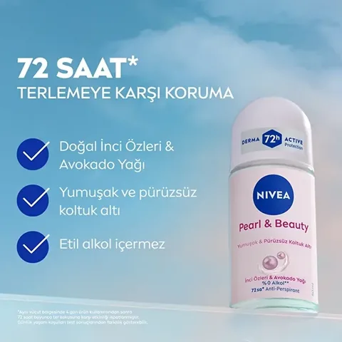 NIVEA نيفيا بيرل بيوتي للنساء رول أون 50 مل
