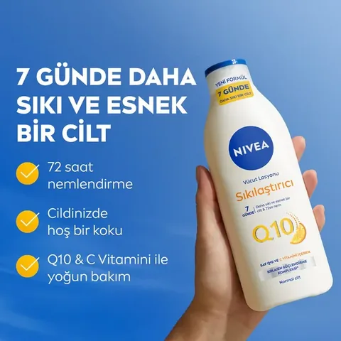 Raffermissez votre peau en 10 jours avec Nivea Q10 Lotion