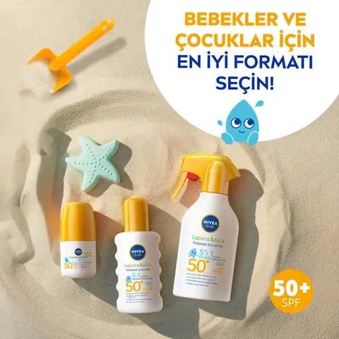 Nivea Sonnen Kids Sensitive SPF 50+ Spray 270ml