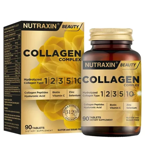 Nutraxin نيوتراكسين بيوتي كولاجين كومبلكس 90 قرصًا