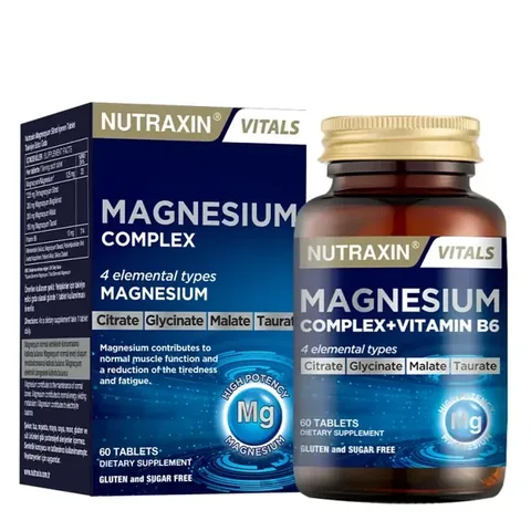 Nutraxin نيوتراكسين ماغنيسيوم كومبلكس 60 قرصًا