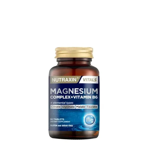 Nutraxin نيوتراكسين ماغنيسيوم كومبلكس 60 قرصًا