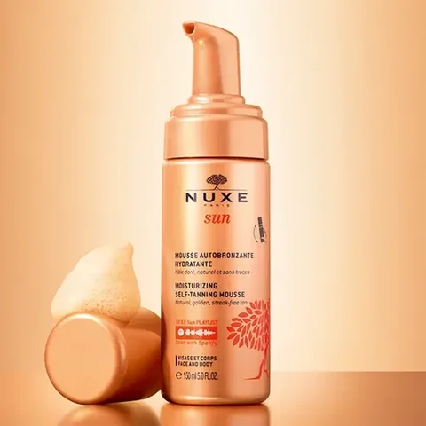 Nuxe Sun Selbstbräunungs-Mousse – Feuchtigkeitsspendende Formel, 150ml