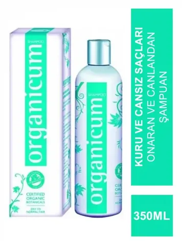Organicum شامبو هيدروسول عضوي أورجانيكوم للشعر الجاف والعادي 350 مل