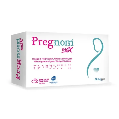 Orthogen Pregnom Max Dietary Supplement 30 Soft Capsules