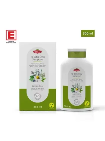 Шампунь с revitalizing herbal essence из 10 трав 300 мл от Otacı