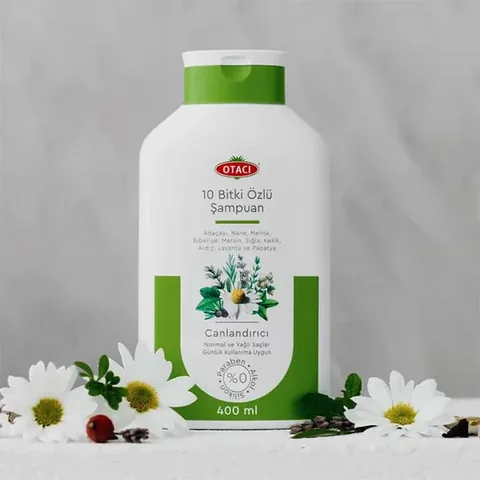 Otacı 10-Herbal Revitalizing Herbal Extract Shampoo 400ml