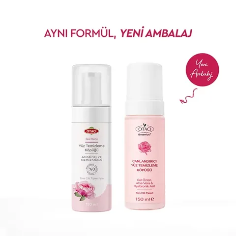 Otacı Gül Kürü Facial Cleansing Foam Purifying Moisturizing 150 ml