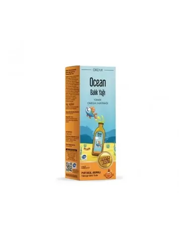 Омега-3 рыбий жир с апельсиновым вкусом 150 мл от Orzax