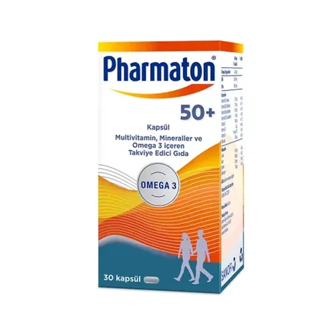 Pharmaton 50+ Plus Food Supplement 30 Capsules