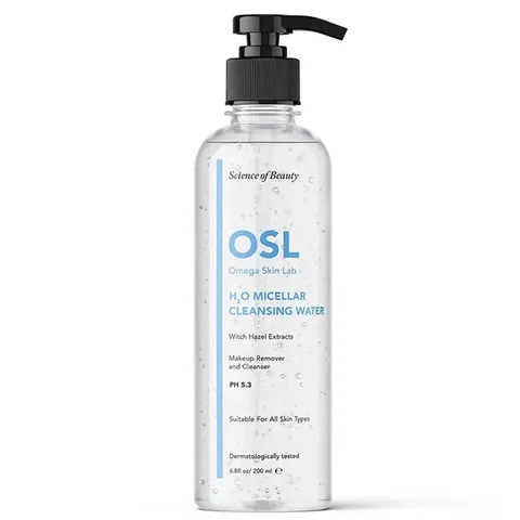 Omega Skin Lab H2O Micellar Makeup and Face Cleansing Water 200 ml