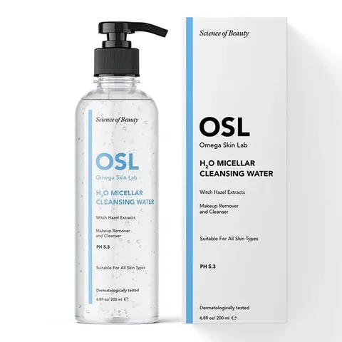 Nettoyez & Hydratez : Eau Micellaire Omega Skin Lab H2O