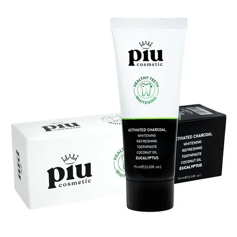 Piu Cosmetic Active Carbon Toothpaste 75 ml