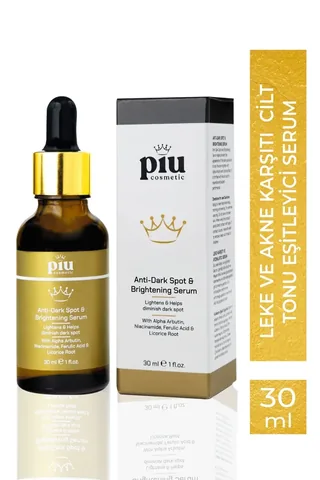 Сыворотка для выравнивания тона кожи против пигментации 30 мл от Piu Cosmetic