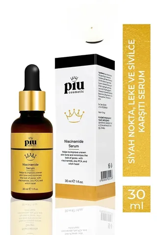 Piu Niacinamid Serum 30ml - Aufhellende & Feuchtigkeitsspendende Formel