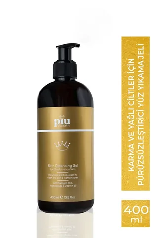 Гель для умывания Piu Cosmetic для комбинированной и жирной кожи 400 мл