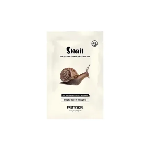 Prettyskin Total Solution Essential Sheet Mask - Snail 23 g