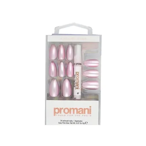 Promani Pearl Pink False Nails Kit