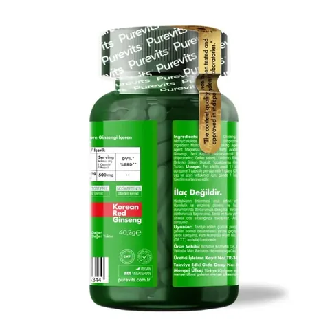 Profitez d'un Ginseng Rouge de Corée Pur et Végétal