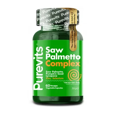 Purevits Saw Palmetto Complex 60 vegan Capsules