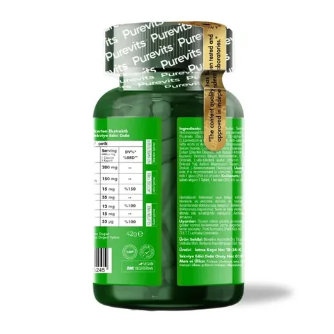 Purevits Tribulus Formen Coplex 60 vegan Capsules