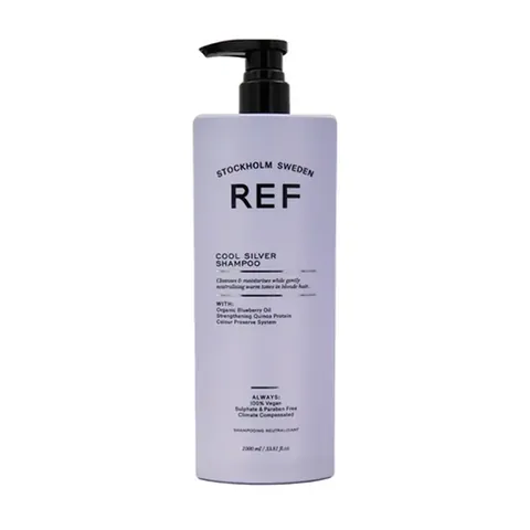 REF Cool Silver Shampoo For Blonde and Silver Colored Hair 1000 ml