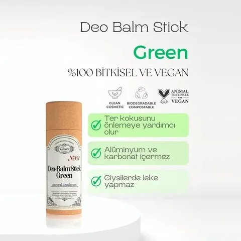 Rosece R62 natural Underarm Deodorant Roll-on Green 60 ml